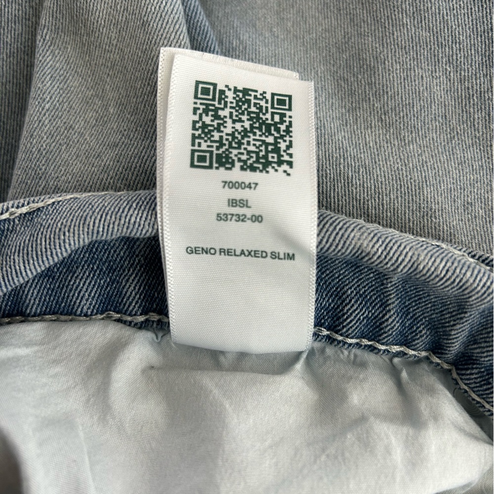 True Religion Light Wash Geno Relaxed Slim Blue Jeans Size 36 - Picture 7 of 7